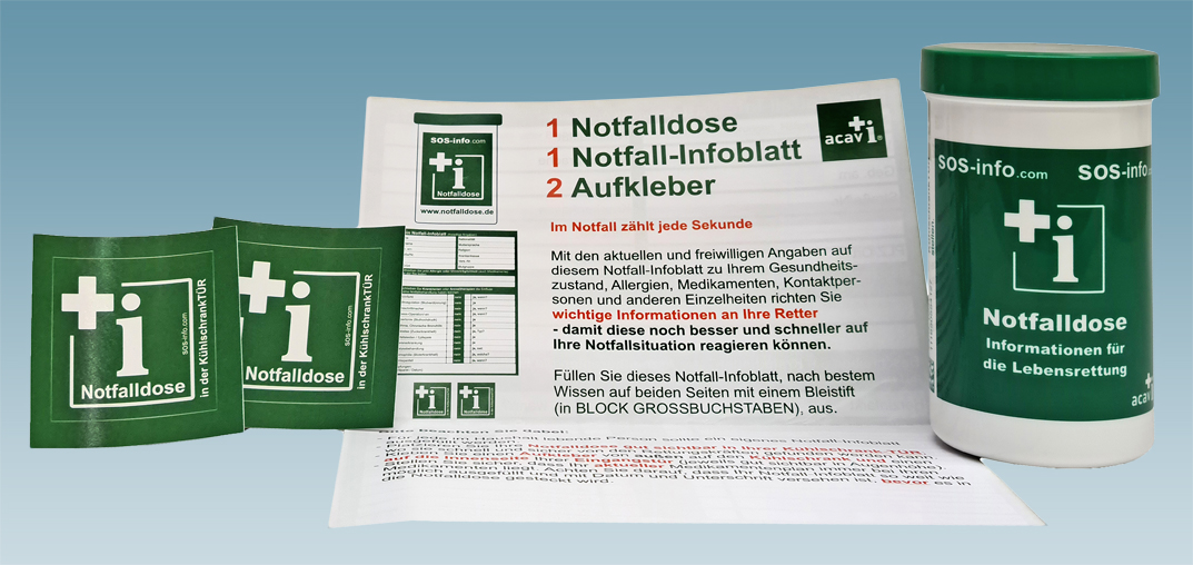 Notfalldosen-Set - Vorsorgelotsen Rödermark